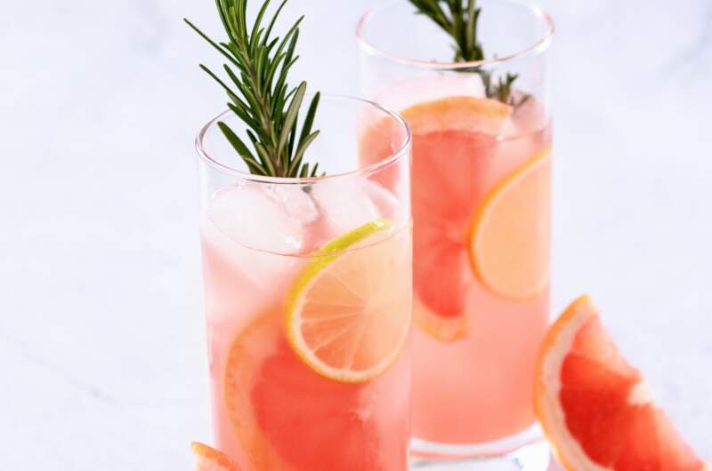 Erfrischender Paloma Mocktail für gute Laune